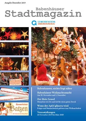 Titelseite Stadtmagazin Babenhausen November 2019