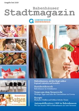 Titelseite Stadtmagazin Babenhausen Juni 2020