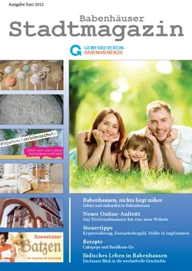 Titelseite Stadtmagazin Babenhausen Juni 2021