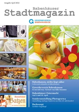 Titelseite Stadtmagazin Babenhausen April 2022