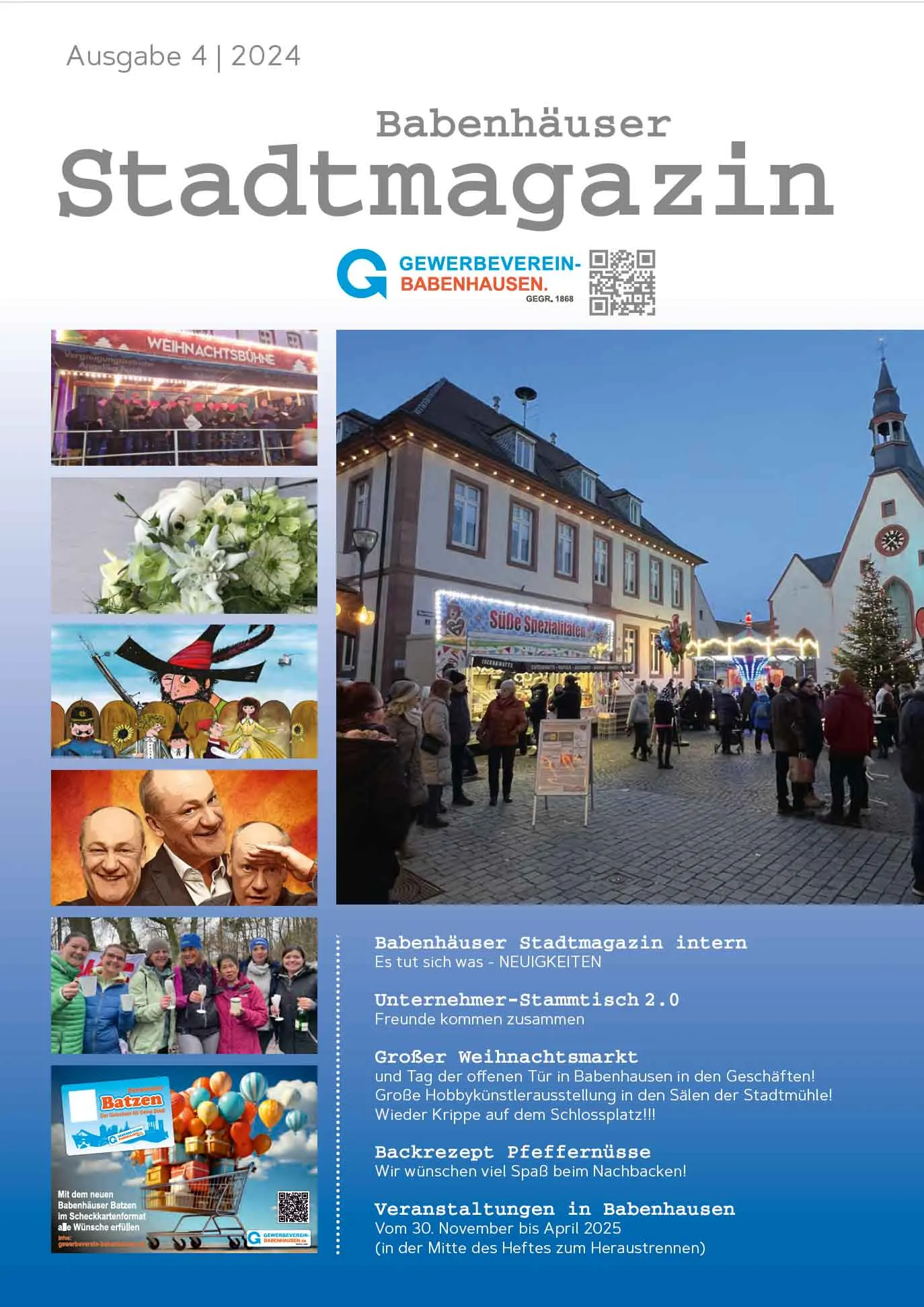 Titelseite Stadtmagazin Babenhausen 4/2024