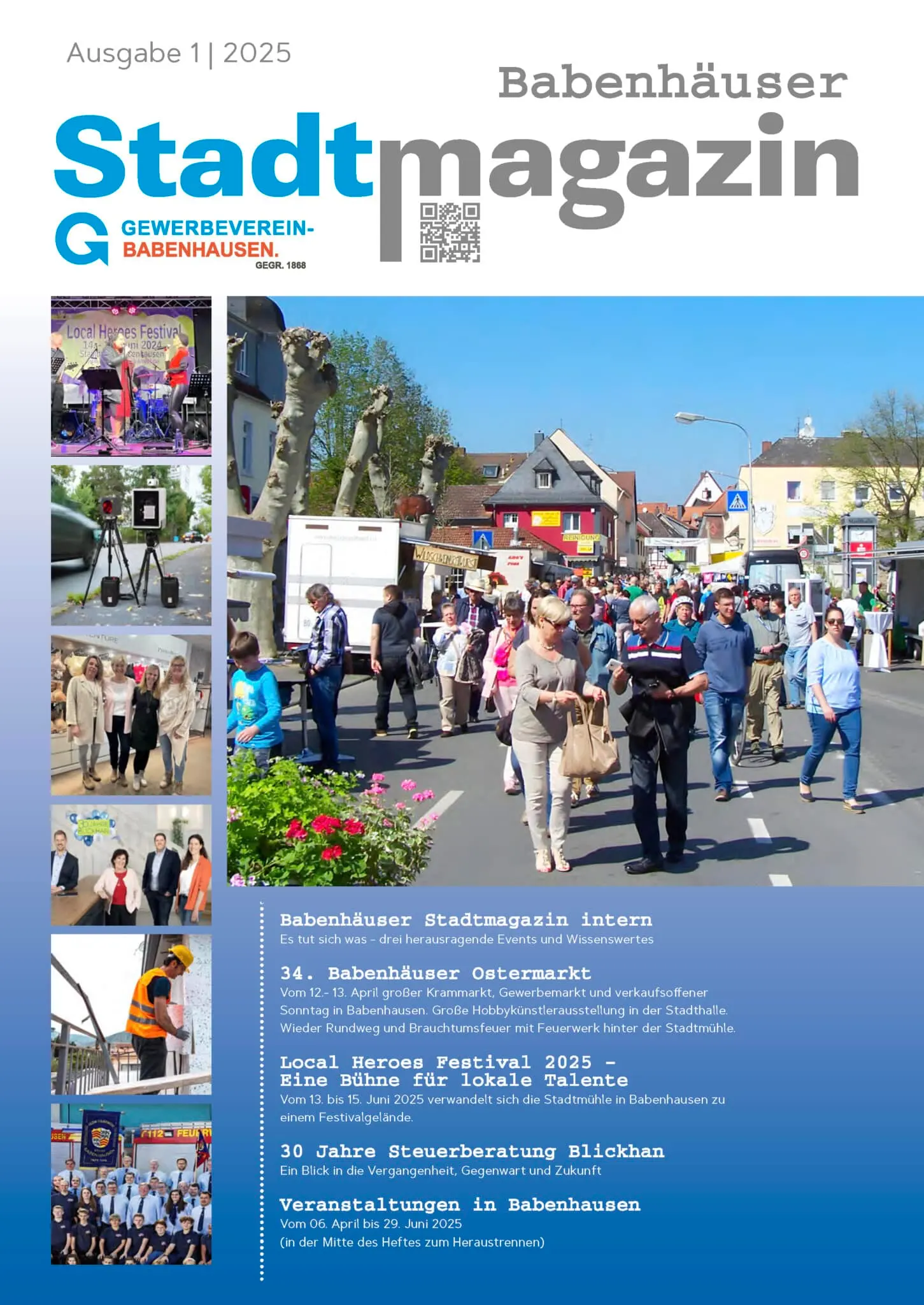 Titelseite Stadtmagazin Babenhausen 01/25