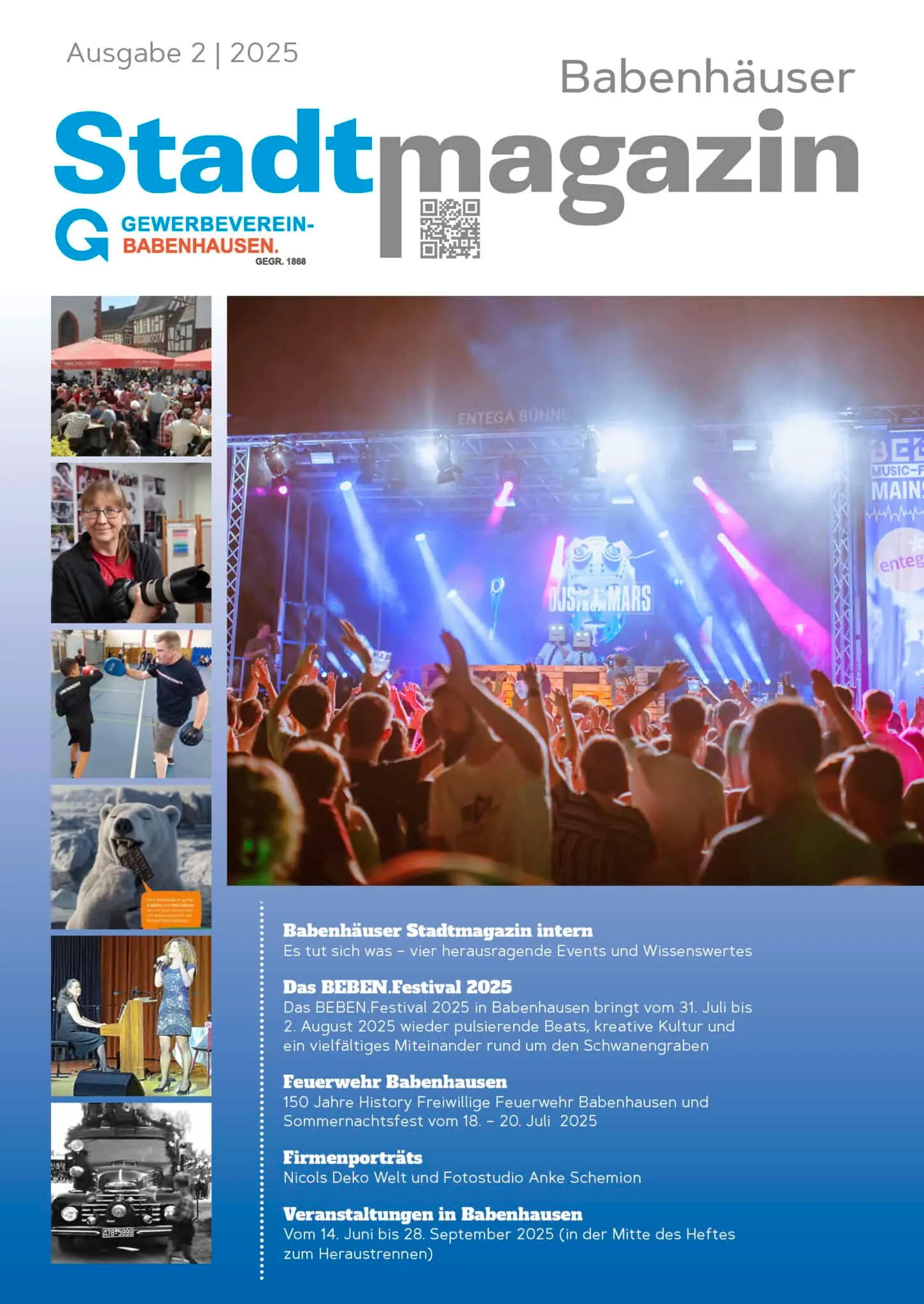 Titelseite Stadtmagazin Babenhausen 02/25