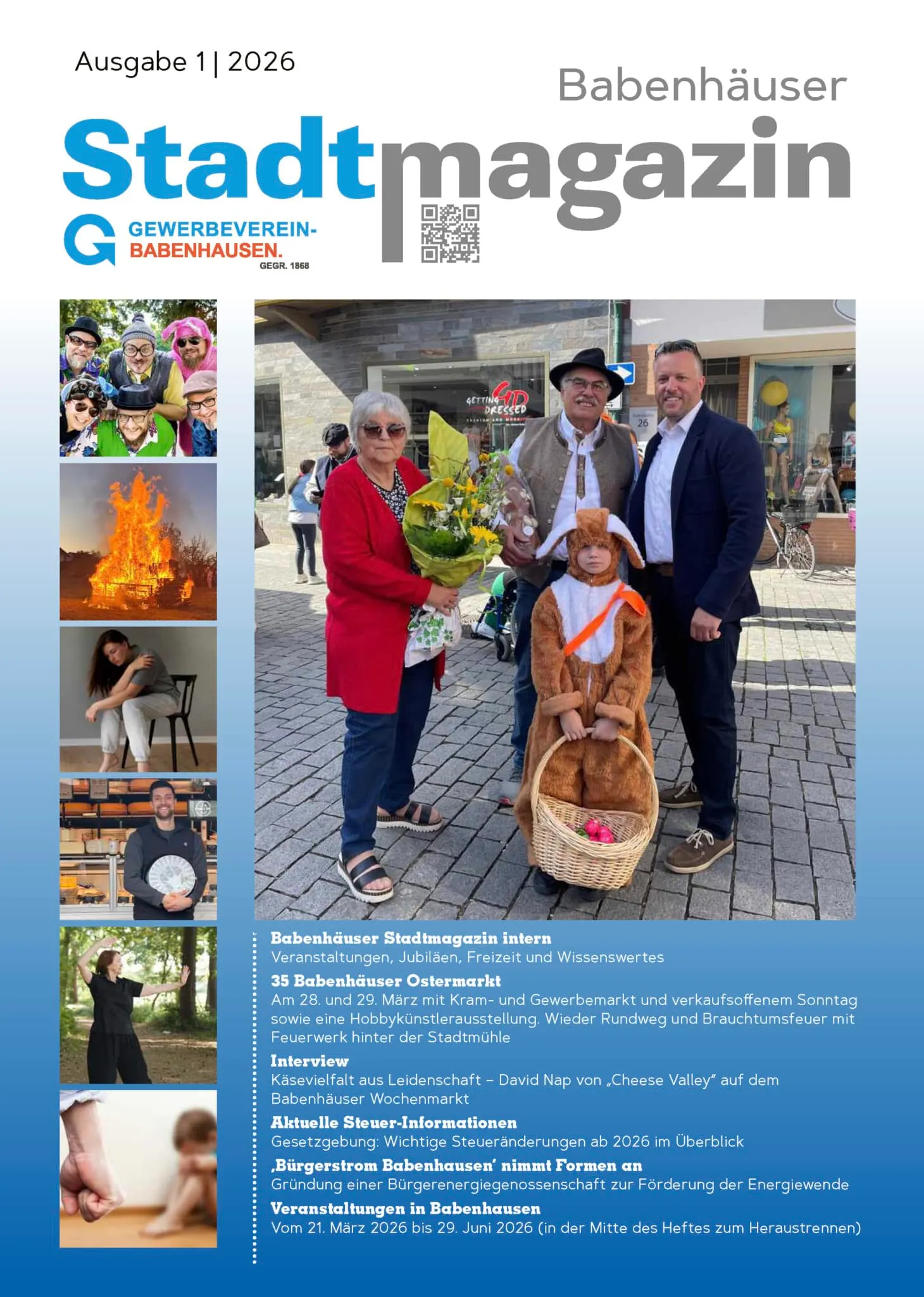 Titelseite Stadtmagazin Babenhausen 01/26