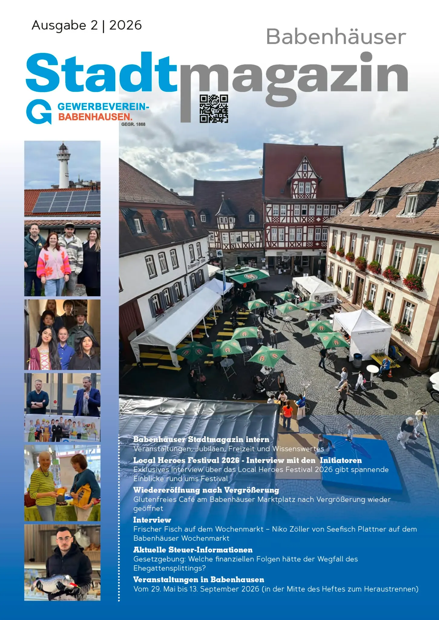 Titelseite Stadtmagazin Babenhausen 02/26